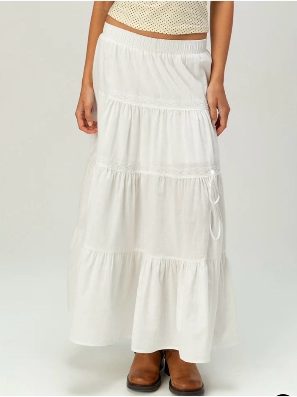 RSQ Womens Tiered Max Skirt